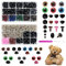 Chiluxendo Sicherheitsaugen Häkeltiere, Augen zum Basteln, Knopfaugen Plüschtiere, Puppenaugen, Bastelaugen Häkel Häkeln, Kunststoffaugen mit Unterlegscheiben, für Puppe,Plüschtier,Teddybär Basteln