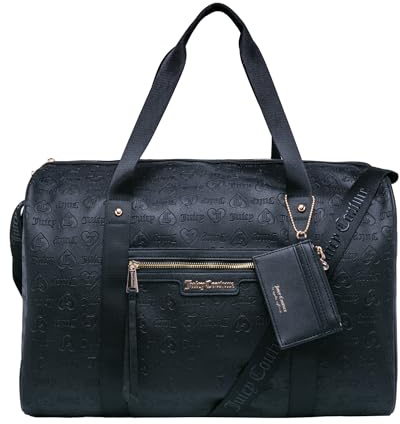 Juicy Couture Bestsellers Rosie Weekender, Tasche mit verstellbarem Schultergurt und Tragegriff oben, Lakritze, Einheitsgröße
