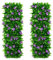 Max 200 * 40cm Expanding Garden Flower Trellis Panels, Privacy Screen Garden, Fence Screening, Gardenss Fence Screening, Gardens Fences Screeningss with Artificial Ivy and Violet Flower (2 pcs)