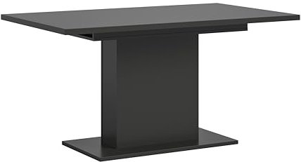xonox.home Tisch Motion X4AG8T70 Ausziehbarer Esstisch in grau Nb. mit Säulen-Fußgestell, ca. 150-190x76x90 cm