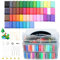 Set de Polymer Clay – 50 Colores de Arcilla Polimérica con 5 Herramientas y Accesorios, Kit Arcilla para Manualidades, Joyas, Esculturas y Decoración del Hogar, Pasta Foamy Moldeable