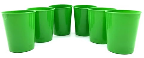 Kimmel Lot de 6 gobelets verts de 180 ml