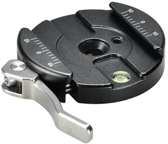SUNWAYFOTO 58 mm Discal-Hebelklemme und Arca Swiss-Plattensatz, mit 1/4-20- und 3/8-16-Schrauben (DLC-58)