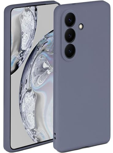 ONEFLOW Soft Case für Samsung Galaxy S26 Plus Hülle aus Silikon mit Kameraschutz, Silikonhülle mit erhöhtem Schutz fürs Display, Backcover Schutzhülle, weiche Handyhülle, Blau Grau