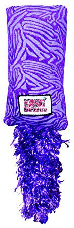 KONG - Kickeroo - Play Enticing Cat Toy, North American Premium Catnip (Colours May Vary) - Kitten Pattern
