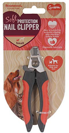 Rosewood Soft Protection Salon Grooming Nail Clipper, Purple, Large