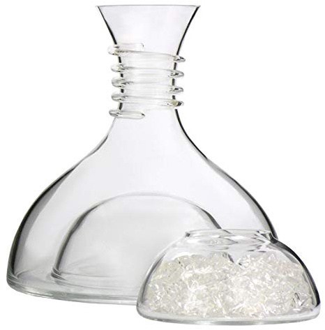 White Wine Ice Decanter with Ice Bowl