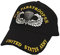 EagleEmblems Herren US Fallschirmjäger bestickt Ball Cap - Schwarz - Einheitsgröße