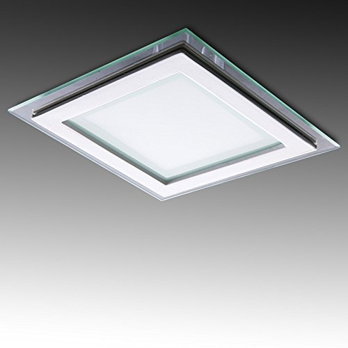 Foco Downlight LED 18W 1800Lm 6000ºK Cuadrado Cristal 40.000H [HO-MB02-18W-CW] | Greenice