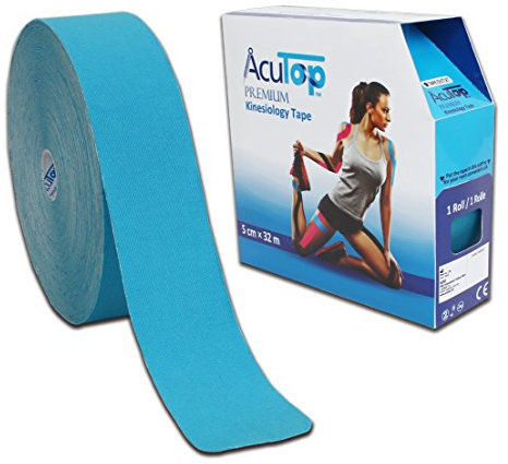 AcuTop Premium Kinesiology Tape blau XXL-Rolle (5 cm x 32 m)