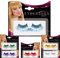 Amakando Selbstklebende Künstliche Wimpern Party Kunstwimpern türkis Lange Falsche Eyelashes Fasching Effekt Wimpernverlängerung Wimpernextensions Makeup Accessoire Karneval Kostüm Zubehör Damen