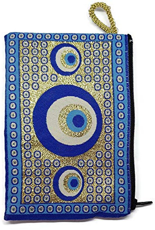 MYSTIC JEWELS – Geldbörse für Karten und Schlüssel – Motiv: Teppich – Traditionell – 15 x 10 cm (Farbe 1)
