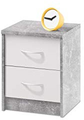 Stella Trading Optimus Kommode 9, Holzwerkstoff, Nachtkommode 2 SK, One Size