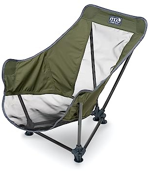 Eno campingstuhl Lounger SL76 x 57 cm Nylon/Aluminium grün/grau