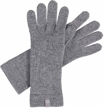 FRAAS Damen Handschuhe aus Kaschmir - 9 x 24 cm - weiche Handwärmer für den Winter Grau