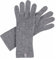 FRAAS Damen Handschuhe aus Kaschmir - 9 x 24 cm - weiche Handwärmer für den Winter Grau