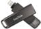 SanDisk iXpand Flash Drive Luxe 64GB 2-in-1 Lightning & USB Type-C connectors for your iPhone and iPad
