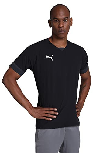 PUMA Herren Teamfinal-Trikot Fußballtrikot, Black-Phantom Black, XL