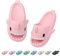 Dsaren Ciabatte Squalo Estive Pantofole Nuvola Ultra Morbide Uomo Donna Shark Slides Slippers Antiscivolo Casa Ciabatte Doccia Bagno Sandali da Spiaggia e Piscina Punta Aperta (36/37EU, Rosa)