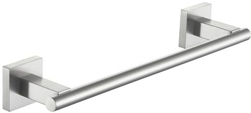 Suyar Porte-Serviettes de Salle de Bain en Nickel brossé, Barre Porte-Serviettes Murale en Acier Inoxydable SUS 304, 35 cm