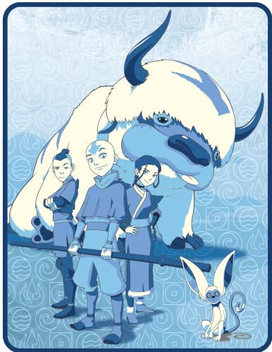 Avatar Aangs Gang Throw Micro Raschel Plush Blanket