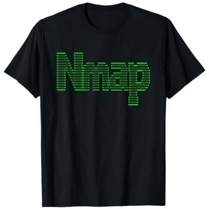 Linux Nmap Command ASCII Art Hacker-Programmierer Humor-Grafik T-Shirt