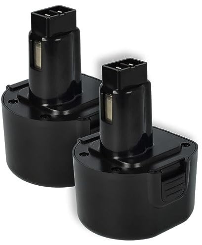 vhbw 2X Akku Ersatz für ELU EZWA29, EZWA30, EZWA31, EZWA37 für Elektrowerkzeug (1500 mAh, NiMH, 9,6 V)