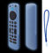 KNOXS Silicone Alexa Voice Remote Pro Case, Anti Slip, Shockproof, Dustproof for Fire TV Streaming Media Players, Glow Blue