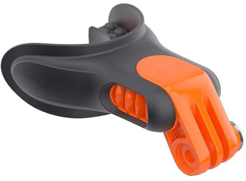 ulafbwur Kamera Ständer Mundhalterung Auffällige Tragbare Kamera Zubehör Surfen Mundstück Biss für GoPro Hero 7/6/5 Mundhalterung Halter Mundhalterung Halter