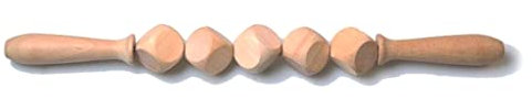 Outils de massage en bois dés en cubes pour le corps - Rouleau manuel pour la cellulite
