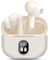 Dinow Auricolare Wireless Bluetooth, Cuffie Auricolari Wireless HiFi Bluetooth 5.3, Schermo LED Auricolari Bluetooth in ear con microfono ENC, IP6 Impermeabile Auricolare per iOS/Android (Beige)