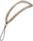 Gold Universal Phone Charm Keychain for Women Girls,Crystal Beads Hand Wrist Lanyard Cell Phone Charms for iPhone Samsung Camera GoPro Keychains Cute Pocket Keychain Strap for Car Key Purse Decoration