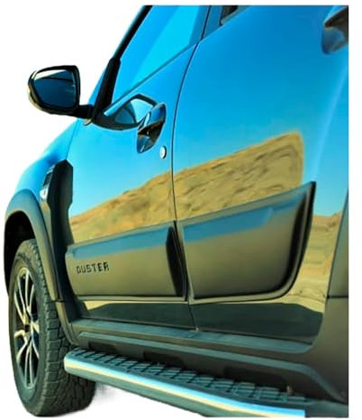 Oneway Jeu de Baguettes de Porte Compatible avec Dacia Duster II 2018-2024 - Noir Mat