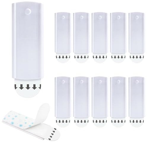 12 Pieces Picture Hooks No Nails, Large Universal Frame Hanger, Picture Hanging Strips, Removable Adhesive Strips, Damage Free Picture Hanging Hooks Heavy Duty, No Nails Picture Hooks