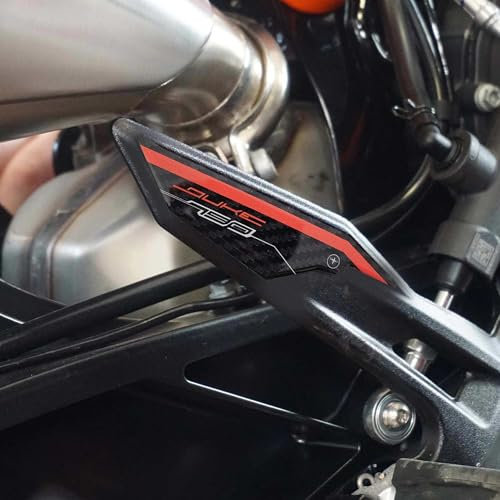 labelbike - Adesivi 3D Moto Battitacco Decorazioni e Protezioni in Resina compatibili con KTM 790 Duke 2018-2025 - Colore Arancione