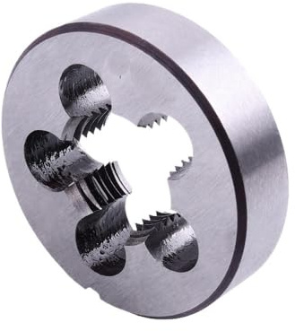 Runde Gewindeschneidbacken， Standard-Rohrgewindeschneider mit rechtem Gewinde for Wasserrohre, runder Gewindeschneider aus legiertem Stahl, G1/2 G1/4 G1/8 G3/8 Gewinde for die Metallbearbeitung(3/8inc