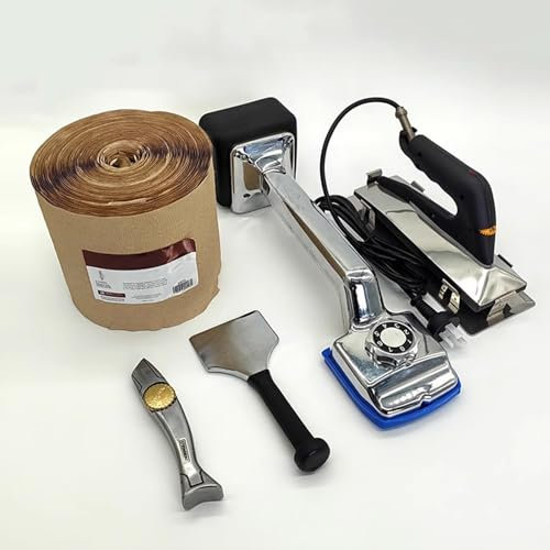 Professional Carpet Installation Tool Kit with Seaming Iron, Cutter, and Joining Tape for Home and Professional Use