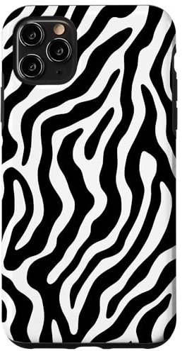 Zebra Print Pattern Women Girls, Animal Print Zebra Case for iPhone 11 Pro Max