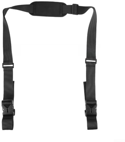 Verstellbarer Nylon-Schultergurt mit weichem Polster und stabiler Schnalle zum Tragen von Klappstühlen, Klappfahrrädern, Angelruten und Campingausrüstung
