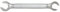 KS Tools 517.0263 CLASSIC Offener Doppel-Ringschlüssel, abgewinkelt, 16x18mm