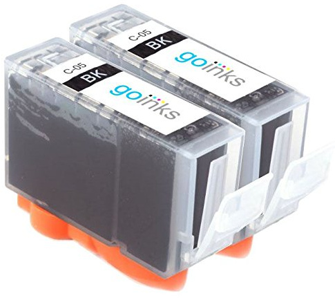 Go Inks 2 Black Ink Cartridges to Replace PGI-5Bk Compatible/Non-OEM for PIXMA & Pixus Printers