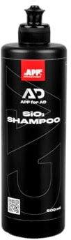 APP for AD SiO2 Shampoo - Shampoing pour voiture concentré | Produit lavage voiture voiture basé sur la nanotechnologie | Couche hydrophobe de particules de dioxyde de silicium | 500 ml