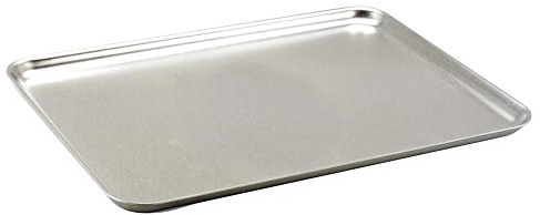 Zodiac Aluminium Baking Tray, Cast Iron, Silver, 36 x 26 x 2 cm