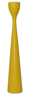 Freemover Rolf M Kerzenständer, Buchenholz, Gelb, 28cm