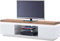 möbelando TV Lowboard Kommode Sideboard Rack Unterschrank Element Weiß Wildeiche Lisa I