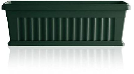 Bama Iris Jardinière avec Soucoupe, 60 x 18.5 x 16.5 cm 60 cm Green