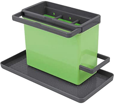 Metaltex TIDY TEX - Organizador Modular de Limpieza de Cocina, Verde