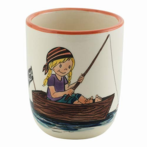 KUHN RIKON Kuhn Rkon 39320-Taza Infantil, diseño de Pirata, cerámica, Multicolores
