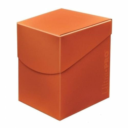 Ultra Pro 85689 Eclipse Pro 100+ Deck Box Orange Citrouille 10 x 7,5 x 8 cm