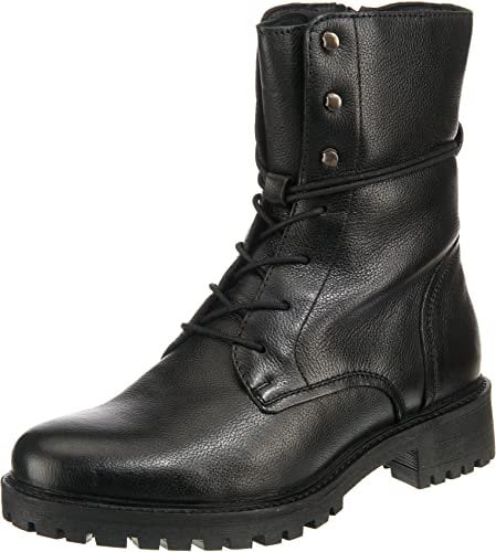 Geox D Hoara E, Stivaletti Donna, Nero, 38 EU